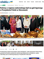 Rolnicy z regionu radomskiego byli na gali AgroLiga u Prezydenta Polski w Warszawie 
