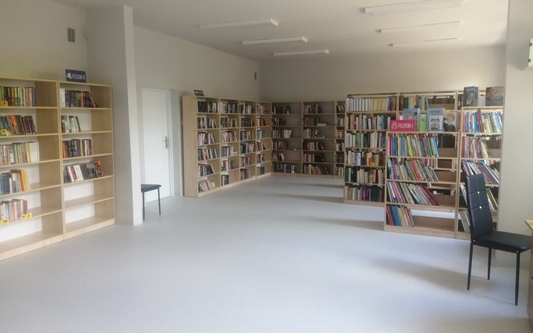 Kolejne inwestycje dofinansowane przez LGD: Remont budynku Filii Bibliotecznej na Wacynie.