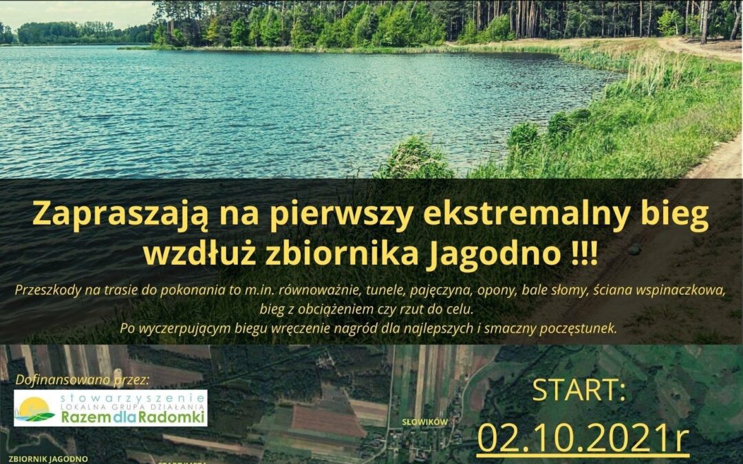 Już jutro zapraszamy na kolejne wydarzenie dofinansowane z konkursów LGD Razem dla Radomki. Run Jagodno.