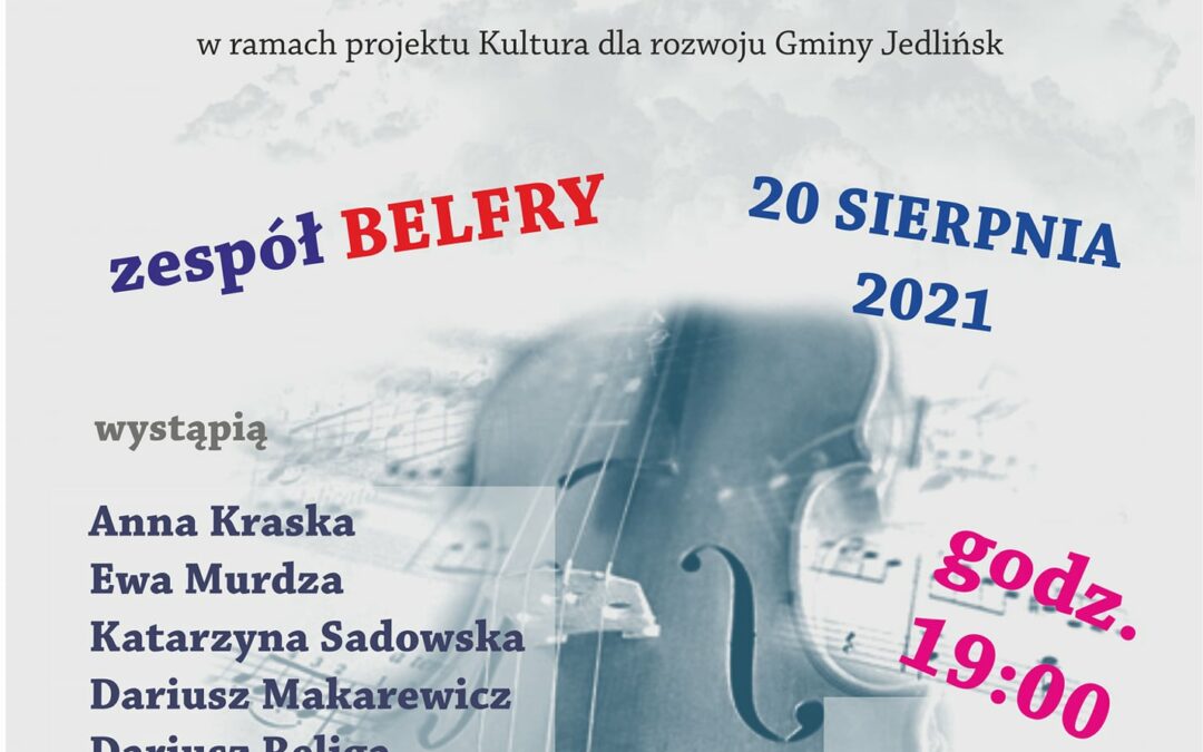 Koncert na Rynku w Jedlińsku. Inicjatywa dofinansowana przez LGD