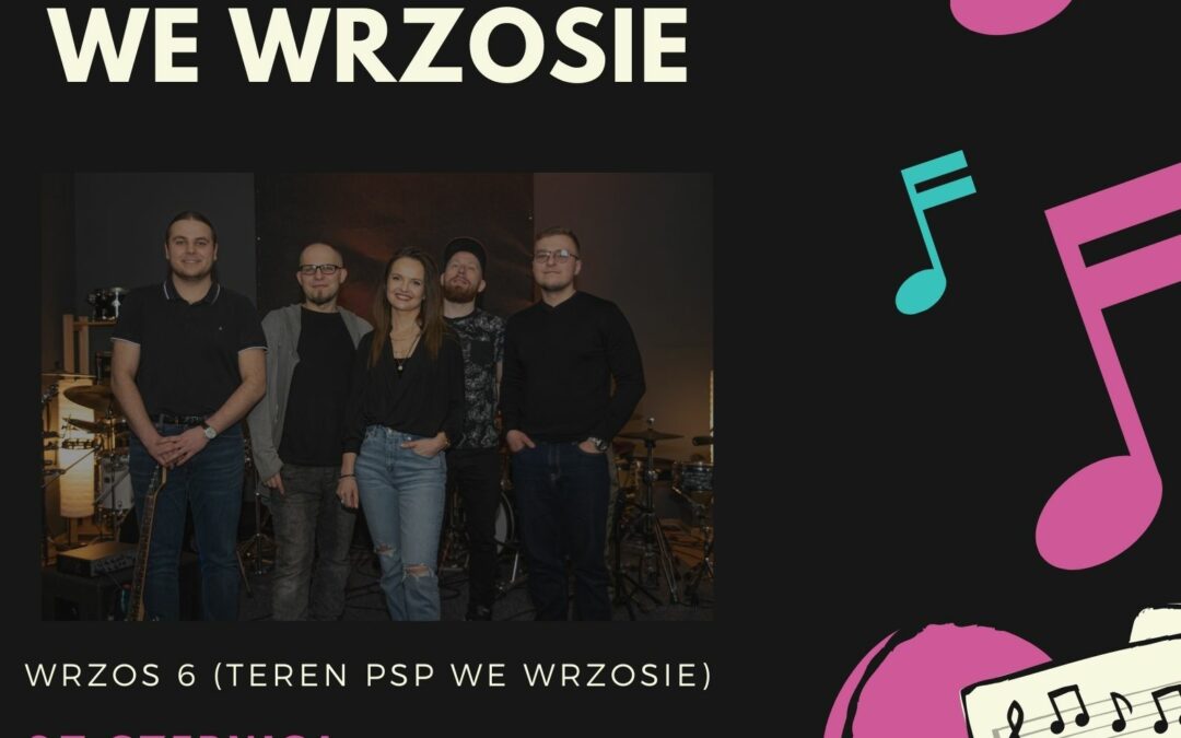 Koncert na małym podwórku: Funktime we Wrzosie. 27.06.2021 r.