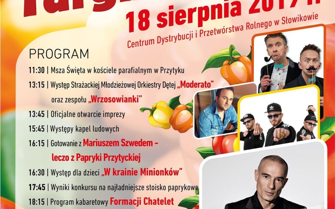 Zapraszamy na XX edycję Ogólnopolskich Targów Papryki do Przytyka