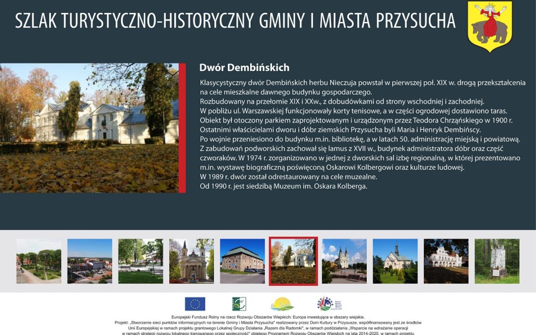 Mapy i tablice informacyjne w gminie Przysucha sfinansowane z projektu grantowego LGD Razem dla Radomki